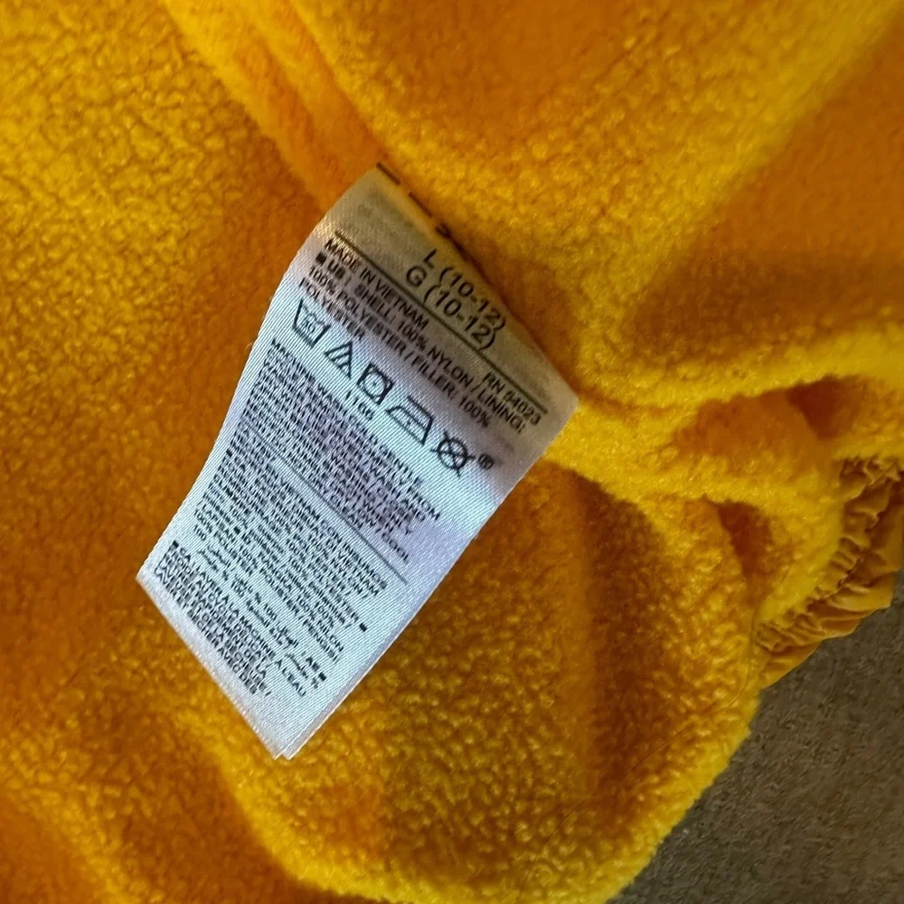 Old Navy Bright Yellow Kids Puffer Jacket